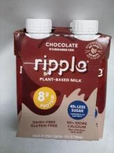 Ripple Dairy-Free, Gluten Free plant based milk – chocolate