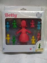 TrueZoo Betty 9Pc Bottle Stopper and Wine Charms Set
