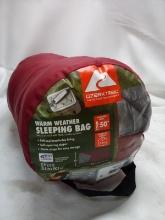 Ozark Trail Red Warm Weather 33”x75” Sleeping Bag