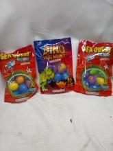3 Packs of 10 Pre-Filled Bee Brand Plastic Eggs w/ Smarties Candies Inside