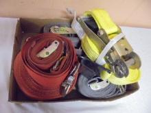 Large Gorup of Assorted Heavy Duty Straps