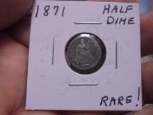 1871 Half Dime
