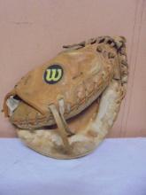 Vintage Wilson Right Hander Leather Catchers Mit