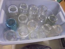 Large Group of Quart & Pint Glass Canning Jars