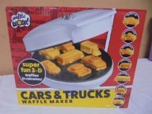 Waffle Wow! 3D Cars & Trucks Waffle Maker