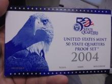 2004 United States Mint 50 State Quarters Proof Set