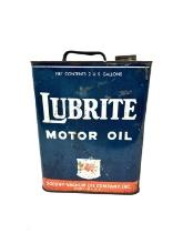 Lubrite Motor Oil 2 Gallon Can