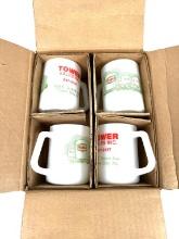Texaco Ceramic Coffee Mugs w/Box