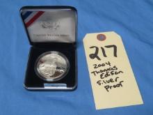 2004 Thomas Edison Silver Proof Coin