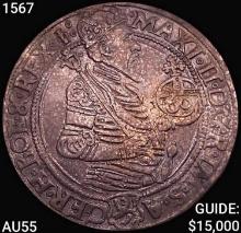 1567 Bavarian 60 Kreuzer Coin HIGH GRADE
