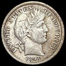 1893-S Barber Dime NEARLY UNCIRCULATED