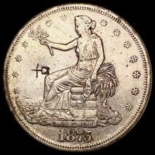 1875-S Silver Trade Dollar LIGHTLY CIRCULATED