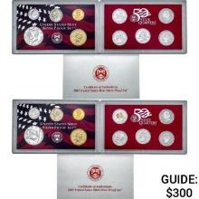 2002 Silver PR Sets (20 Coins)