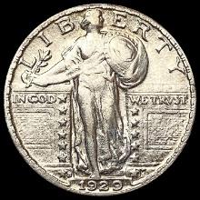 1929-S Standing Liberty Quarter CLOSELY UNCIRCULAT