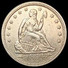 1854 Seated Liberty Quarter CLOSELY UNCIRCULATED