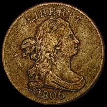 1806 Draped Bust Half Cent NICELY CIRCULATED