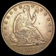 1877-S Seated Liberty Half Dollar LIGHTLY CIRCULATED