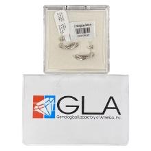 JS Jewels Earring - 2.08 CWT Tanzanite - Platinum 750 & Silver - GLA