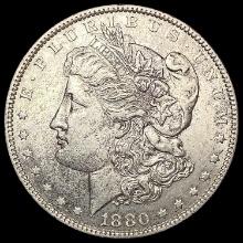 1880-O Micro O Morgan Silver Dollar CHOICE AU