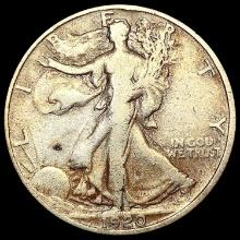 1920-S Walking Liberty Half Dollar NICELY CIRCULATED