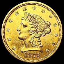 1873 $3 Gold Piece UNCIRCULATED