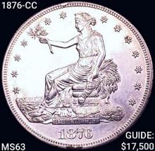 1876-CC Silver Trade Dollar CHOICE BU