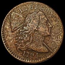 1794 Head of 94 Flowing Hair Cent LIGHTLY CIRCULATED