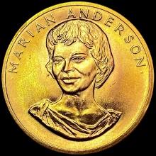 1980 1/2oz. Gold Marian Anderson Ameri. Arts Commem. Ser. SUPERB GEM BU