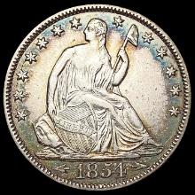 1854-O Arrows Seated Liberty Half Dollar CLOSELY UNCIRCULATED