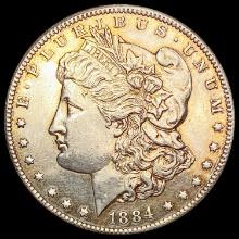 1884-CC Morgan Silver Dollar CLOSELY UNCIRCULATED
