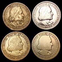 1893 Columbian Expo. Half Dollars [4 Coins] CHOICE AU