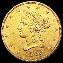 1880 $10 Gold Eagle UNCIRCULATED