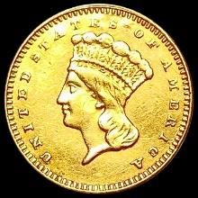 Type 3 Rare Gold Dollar CLOSELY UNCIRCULATED