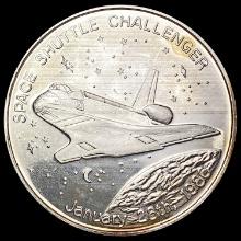 1986 Challeger Space Shuttle 1oz Silver Round UNCIRCULATED