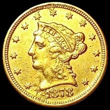 1878 $2.50 Gold Quarter Eagle HIGH GRADE