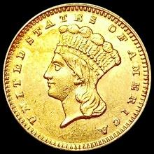 1874 Rare Gold Dollar UNCIRCULATED