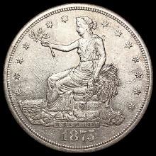 1875-S Silver Trade Dollar CLOSELY UNCIRCULATED