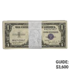 PACK OF (100) 1935-D $1 ONE DOLLAR SILVER CERTIFICATES CURRENCY NOTES GEM UNCIRCULATED
