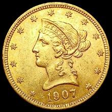 1907 $10 Gold Eagle UNCIRCULATED