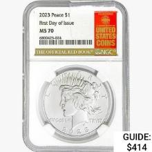 2023 Silver Peace Dollar NGC MS70