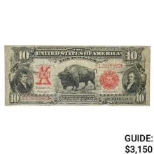 FR. 120 1901 $10 TEN DOLLARS BISON LEGAL TENDER UNITED STATES NOTE VERY FINE