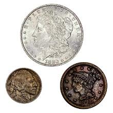 [3] 1849-1913 1 LC, 1 5C, 1 $1