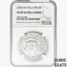 2004-W 1oz. Pd. $100 Eagle NGC PF69 UC