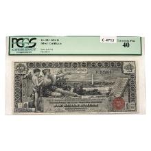 1896 Fr. $1 US Silver Certificate PCGS EF40