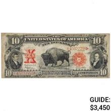 FR. 122 1901 $10 TEN DOLLARS BISON LEGAL TENDER UNITED STATES NOTE VERY FINE