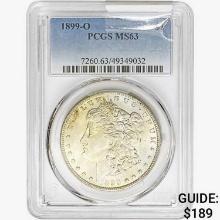 1899-O Morgan Silver Dollar PCGS MS63
