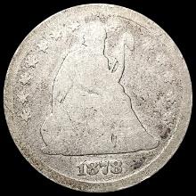 1878-CC Seated Liberty Quarter NICELY CIRCULATED