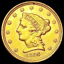 1856 $2.50 Gold Quarter Eagle CLOSELY UNCIRCULATED