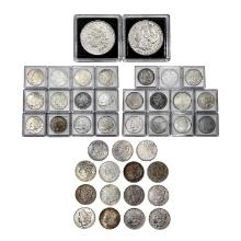 [40] 1878-1935 [25] Morgan [15] Peace Silver Dollars