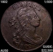 1802 1/000 Draped Bust Cent CLOSELY UNCIRCULATED